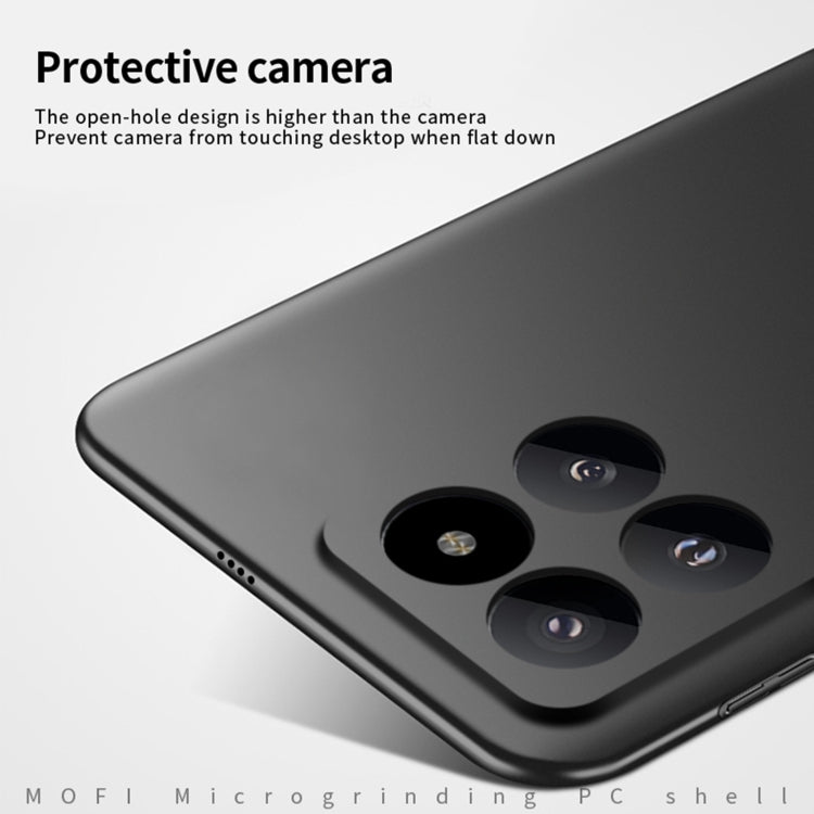 For?Xiaomi 14 Pro MOFI Micro-Frosted PC Ultra-thin Hard Phone Case(Black) - 14 Pro Cases by MOFI | Online Shopping UK | buy2fix