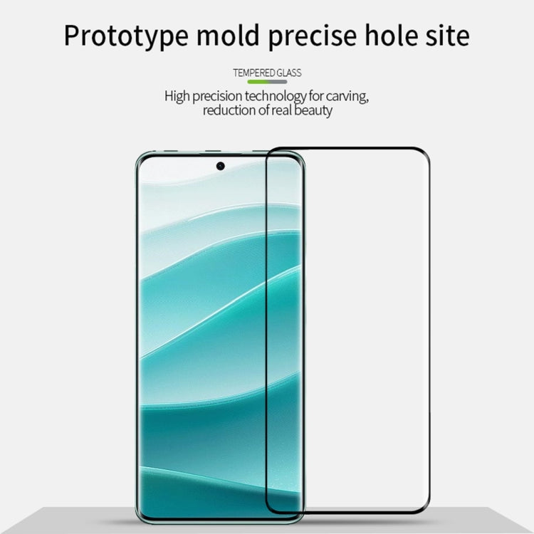 For Redmi Note 14 Pro 5G / 14 Pro+ 5G MOFI 9H 3D Hot Bending Tempered Glass Film(Black) - Note 14 Pro+ Tempered Glass by MOFI | Online Shopping UK | buy2fix