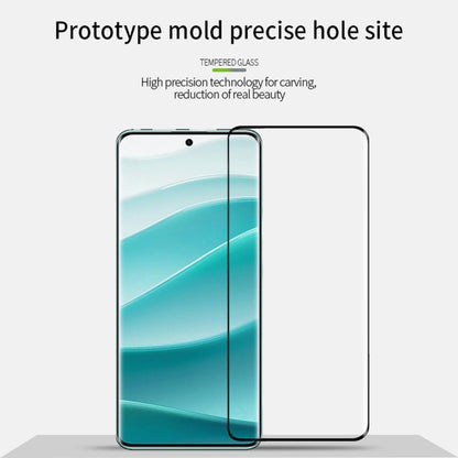 For Redmi Note 14 Pro 5G / 14 Pro+ 5G MOFI 9H 3D Hot Bending Tempered Glass Film(Black) - Note 14 Pro+ Tempered Glass by MOFI | Online Shopping UK | buy2fix