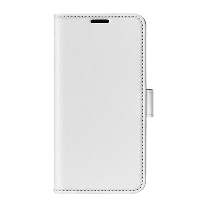 For iPhone 16 Pro Max R64 Texture Horizontal Flip Leather Phone Case(White) - iPhone 16 Pro Max Cases by buy2fix | Online Shopping UK | buy2fix