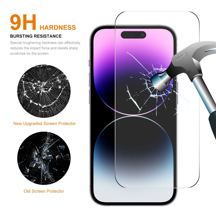 For iPhone 16 Pro Max ENKAY Hat-Prince 0.26mm 9H 2.5D High Aluminum-silicon Tempered Glass Film - iPhone 16 Pro Max Tempered Glass by ENKAY | Online Shopping UK | buy2fix