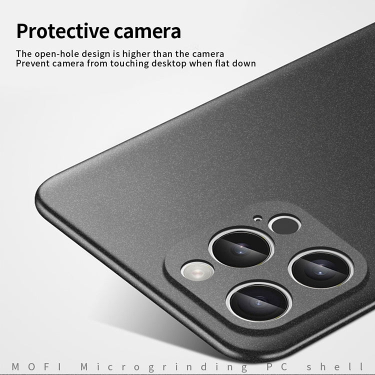 For iPhone 16 Pro MOFI Fandun Series Frosted PC Ultra-thin All-inclusive Phone Case(Gray) - iPhone 16 Pro Cases by MOFI | Online Shopping UK | buy2fix