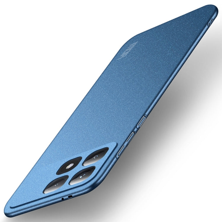 For Xiaomi Redmi K70 Ultra MOFI Fandun Series Frosted PC Ultra-thin All-inclusive Phone Case(Blue) - Xiaomi Cases by MOFI | Online Shopping UK | buy2fix