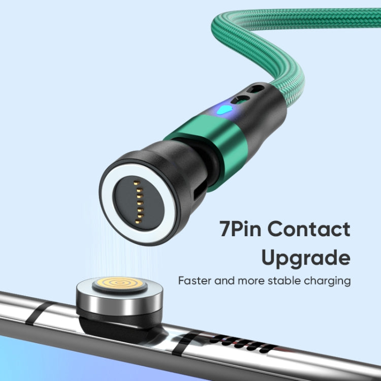 ENKAY PD60W Type-C to Type-C / 8 Pin Magnetic 540 Degrees Rotating Fast Charging Cable, Length:1m(Green) - Charging Cable & Head by ENKAY | Online Shopping UK | buy2fix