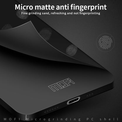 For iPhone 16 MOFI Frosted PC Ultra-thin Hard Phone Case(Black) - iPhone 16 Cases by MOFI | Online Shopping UK | buy2fix