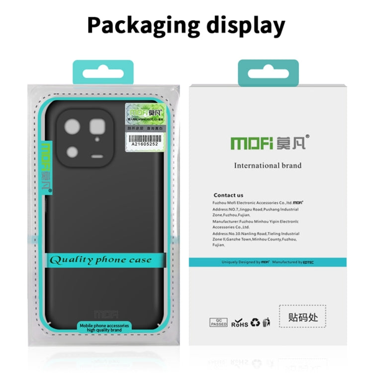 For iPhone 16 MOFI Frosted PC Ultra-thin Hard Phone Case(Black) - iPhone 16 Cases by MOFI | Online Shopping UK | buy2fix