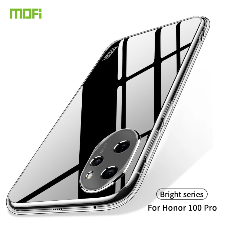 For Honor 100 Pro MOFI Ming Series Ultra-thin TPU Phone Case(Transparent) - Honor Cases by MOFI | Online Shopping UK | buy2fix