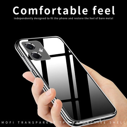 For Xiaomi Redmi 12R / Note 12R MOFI Ming Series Ultra-thin TPU Phone Case(Transparent) - Xiaomi Cases by MOFI | Online Shopping UK | buy2fix