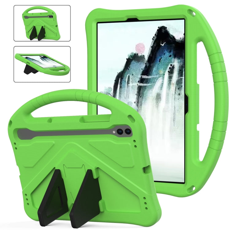 For Samsung Galaxy Tab S10 EVA Shockproof Tablet Case with Holder(Green) - Tab S10 Cases by buy2fix | Online Shopping UK | buy2fix