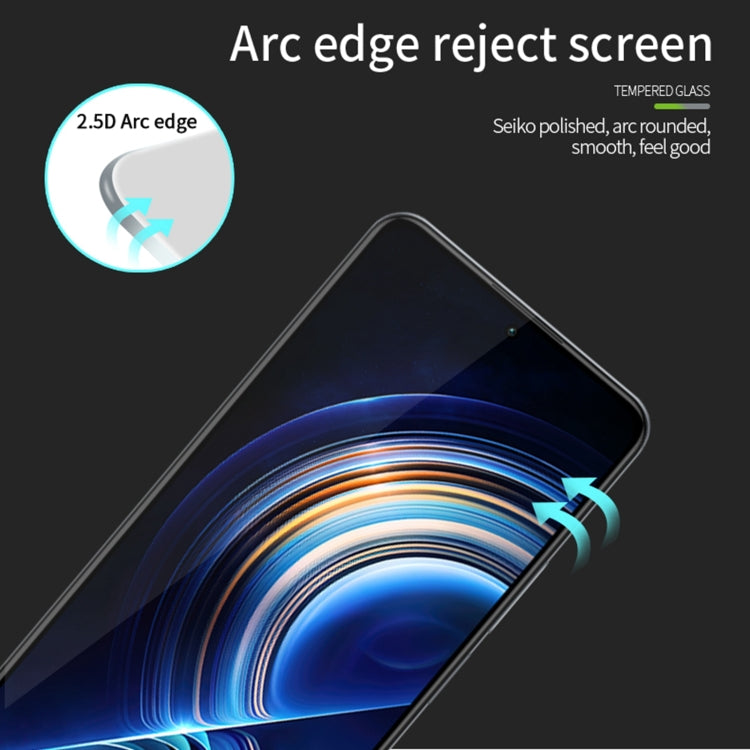 For Xiaomi Redmi K60 Ultra PINWUYO 9H 2.5D Full Screen Tempered Glass Film(Black) -  by PINWUYO | Online Shopping UK | buy2fix