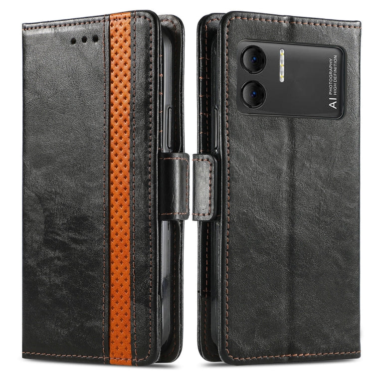 For DOOGEE X98 Pro / X98 CaseNeo Splicing Dual Magnetic Buckle Leather Phone Case(Black) - Doogee Cases by buy2fix | Online Shopping UK | buy2fix