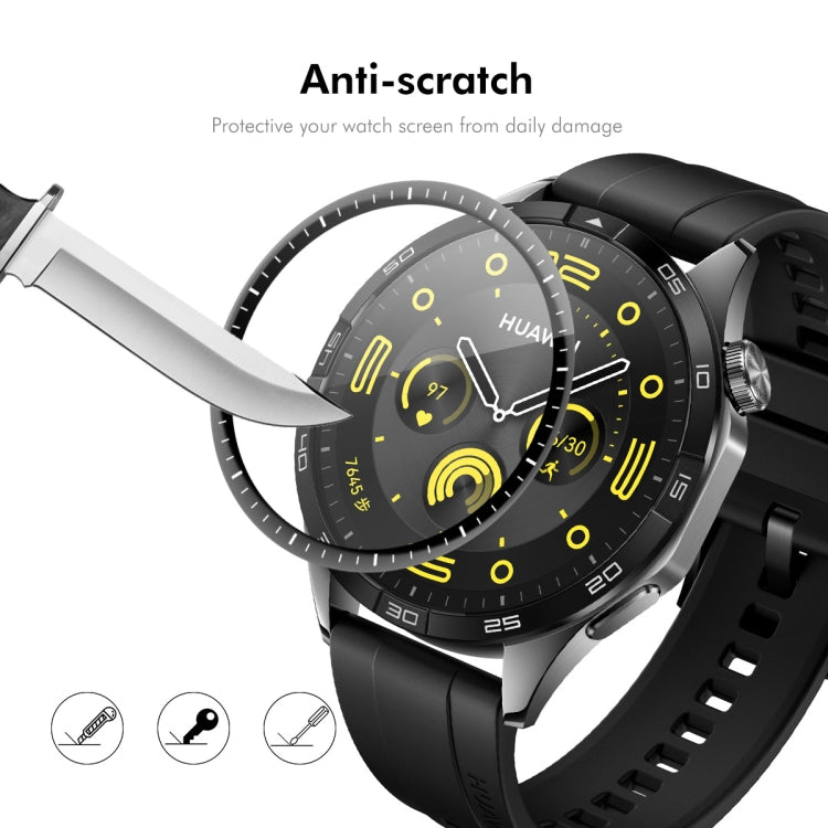 For Huawei Watch GT 5 46mm 2pcs ENKAY 3D Full Coverage Soft PC Edge PMMA HD Screen Film - Screen Protector by ENKAY | Online Shopping UK | buy2fix