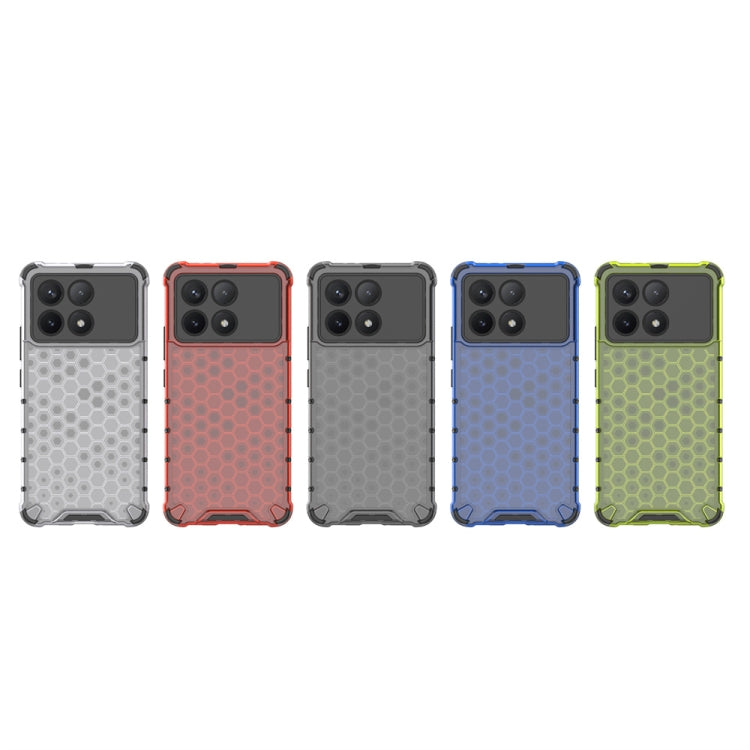 For Xiaomi Poco X6 Pro Shockproof Honeycomb Phone Case(Black) - Xiaomi Cases by buy2fix | Online Shopping UK | buy2fix