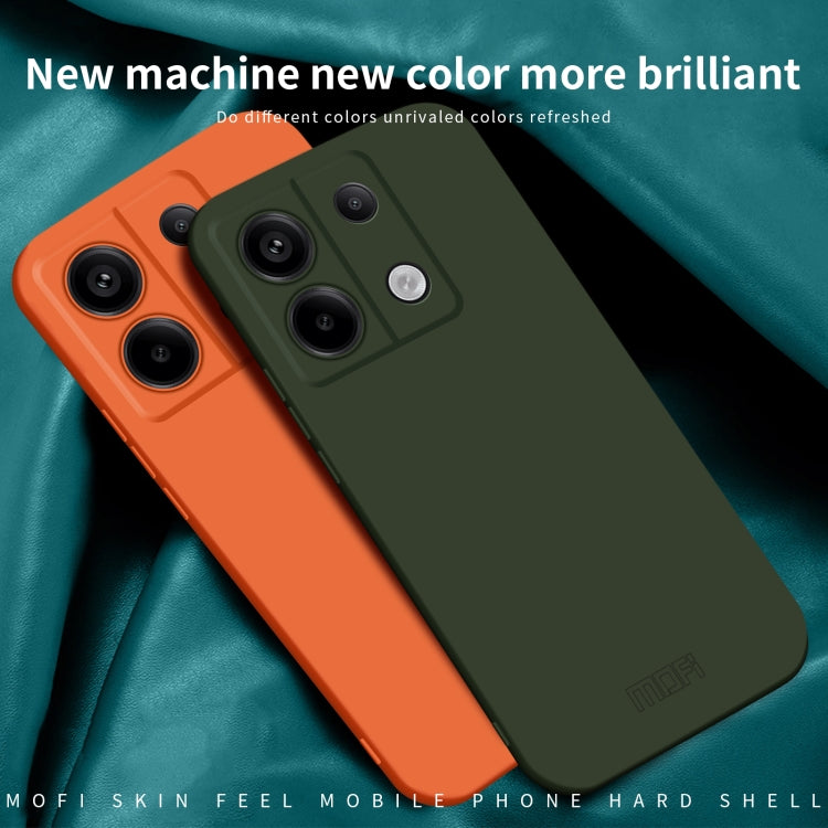 For Xiaomi Redmi Note 13 MOFI Qin Series Skin Feel All-inclusive PC Phone Case(Green) - Note 13 Cases by MOFI | Online Shopping UK | buy2fix