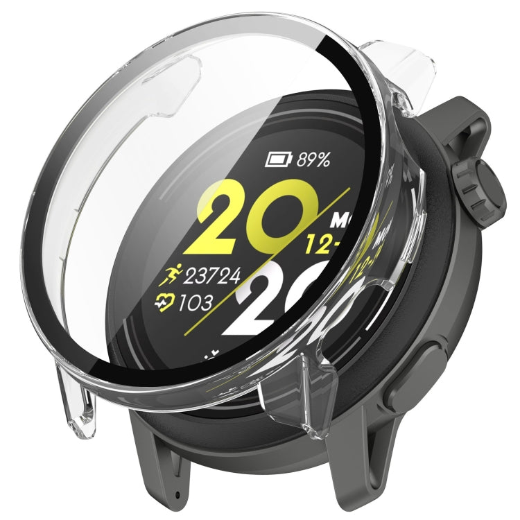 For COROS Pace 3 Shell + Tempered Film Integrated Watch Protective Case(Transparent) - Watch Case by buy2fix | Online Shopping UK | buy2fix