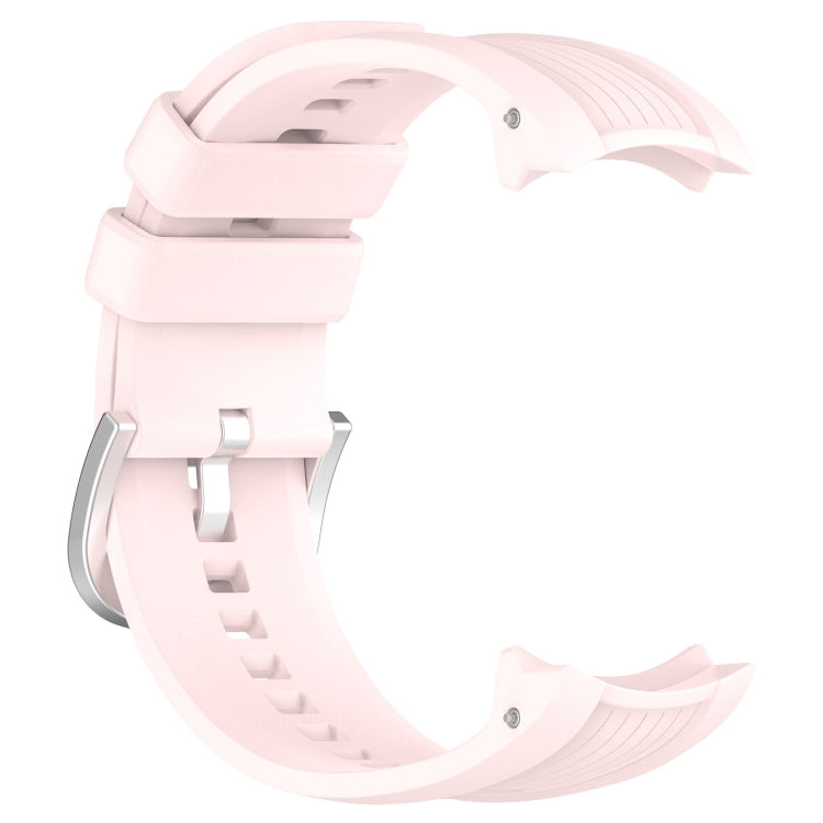 For Amazfit Balance A2286 Vertical Texture Silicone Watch Band(Pink) - Watch Bands by buy2fix | Online Shopping UK | buy2fix