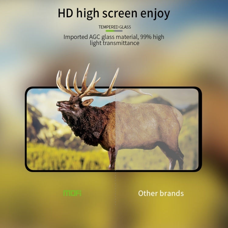 For vivo iQOO Z9x / T3X MOFI 9H 2.5D Full Screen Tempered Glass Film(Black) - vivo Tempered Glass by MOFI | Online Shopping UK | buy2fix