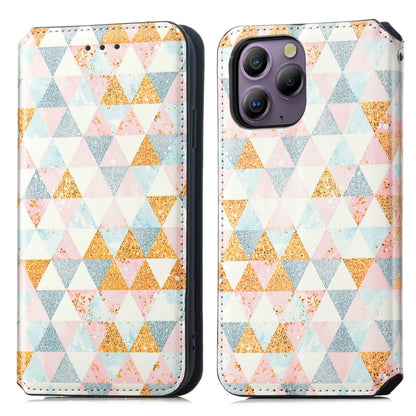 For Blackview  A96 CaseNeo Colorful Magnetic Leather Phone Case(Rhombus) - More Brand by buy2fix | Online Shopping UK | buy2fix