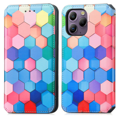 For Blackview  A96 CaseNeo Colorful Magnetic Leather Phone Case(Colorful Cube) - More Brand by buy2fix | Online Shopping UK | buy2fix