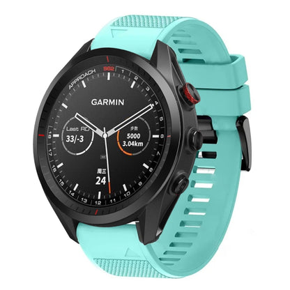 For Garmin Approach S62 22mm Quick Release Silicone Watch Band(Mint Green) - Watch Bands by buy2fix | Online Shopping UK | buy2fix