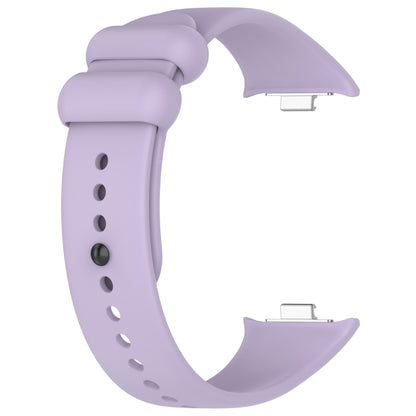 For Redmi Watch 4 Solid Color Liquid Silicone Watch Band(Purple) - Watch Bands by buy2fix | Online Shopping UK | buy2fix