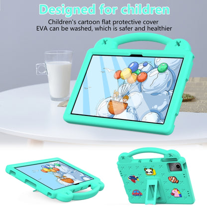 For DOOGEE T30 Pro 11 2023 Handle Kickstand Children EVA Shockproof Tablet Case(Mint Green) - Others by buy2fix | Online Shopping UK | buy2fix