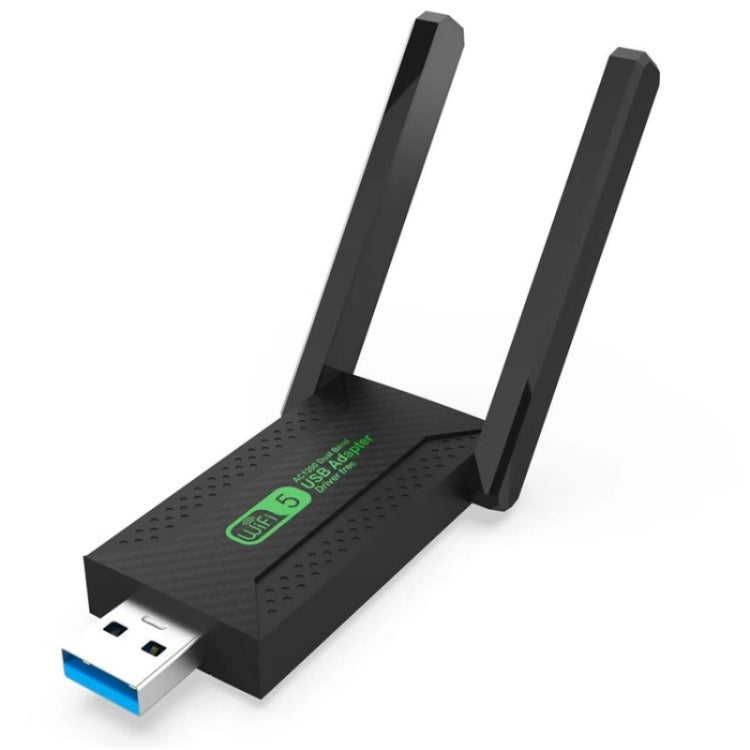 For Desktop PC Laptop Dual Band Driver-Free USB3.0 5G 1200Mbps WiFi Wireless Adapter - USB Network Adapter by buy2fix | Online Shopping UK | buy2fix