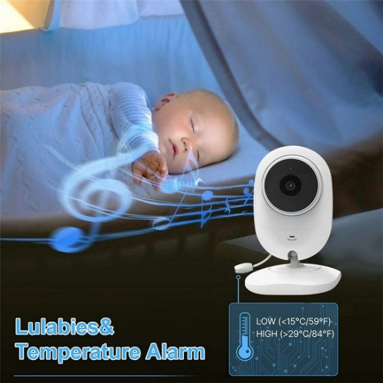 Temperature Detection 2 Way Voice Baby Security Video Camera 2.8-inch LCD Baby Monitor(US Plug) - Baby Monitor by buy2fix | Online Shopping UK | buy2fix