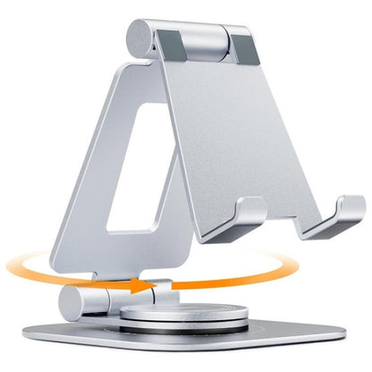 AS007-XS Adjustable Aluminum Alloy Desktop Phone Stand(Silver) - Stand by buy2fix | Online Shopping UK | buy2fix