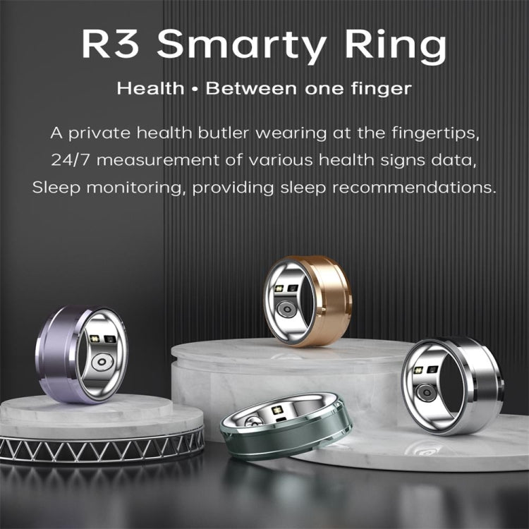 R3 SIZE 23 Smart Ring, Support Heart Rate / Blood Oxygen / Sleep Monitoring(Blue) - Smart Rings / Smart Telephones by buy2fix | Online Shopping UK | buy2fix