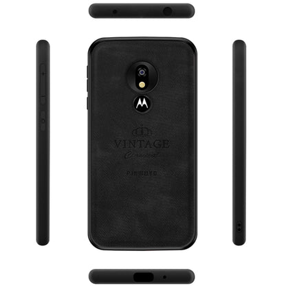 PINWUYO Shockproof Waterproof Full Coverage PC + TPU + Skin Protective Case for Motorola Moto G7 Play (Eurasian Version)(Black) - Motorola Cases by PINWUYO | Online Shopping UK | buy2fix