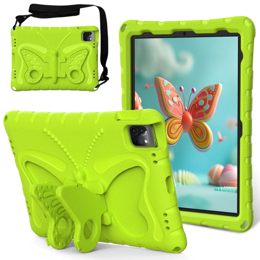 For iPad Pro 11 2024 Butterfly Bracket EVA Shockproof Tablet Case(Grass Green) - iPad Pro 11 2024 Cases by buy2fix | Online Shopping UK | buy2fix