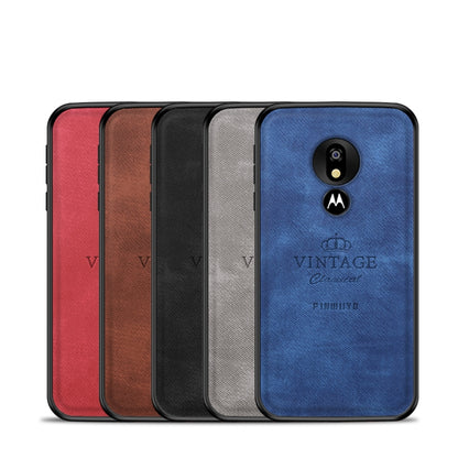 PINWUYO Shockproof Waterproof Full Coverage PC + TPU + Skin Protective Case for Motorola Moto G7 Power (Eurasian Version)(Brown) - Motorola Cases by PINWUYO | Online Shopping UK | buy2fix