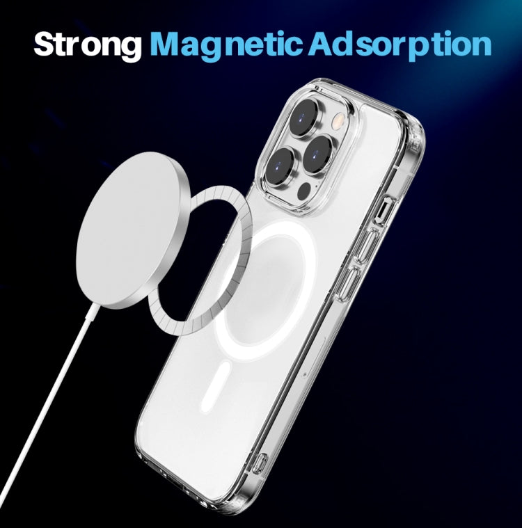 For iPhone 14 Pro Max NORTHJO 3 in 1 Magsafe Clear Phone Case with Screen Film + Rear Lens Film - iPhone 14 Pro Max Cases by NORTHJO | Online Shopping UK | buy2fix