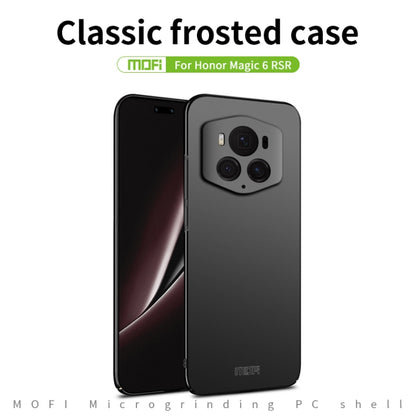 For Honor Magic6 RSR MOFI Frosted PC Ultra-thin Hard Phone Case(Blue) - Huawei Cases by MOFI | Online Shopping UK | buy2fix