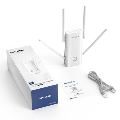 Wavlink WN583AX3 AX3000 Dual Band WiFi Repeater/AP/Router/Mesh Mode WiFi Extender, Plug:EU Plug - Wireless Routers by WAVLINK | Online Shopping UK | buy2fix