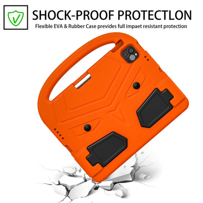 For iPad Air 11 2025 / 2024 Sparrow Style Shockproof Kickstand EVA Tablet Case(Orange) - iPad Air 11 2025 / 2024 Cases by buy2fix | Online Shopping UK | buy2fix