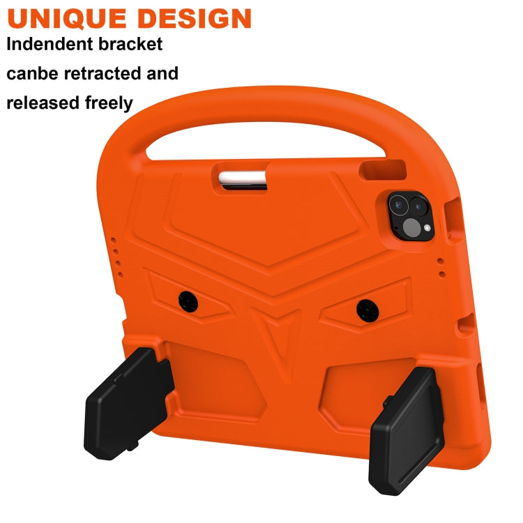 For iPad Air 11 2025 / 2024 Sparrow Style Shockproof Kickstand EVA Tablet Case(Orange) - iPad Air 11 2025 / 2024 Cases by buy2fix | Online Shopping UK | buy2fix