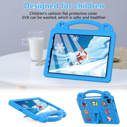 For iPad Air 11 2024 Handle Kickstand Children EVA Shockproof Tablet Case(Sky Blue) - iPad Air 11 2024 Cases by buy2fix | Online Shopping UK | buy2fix