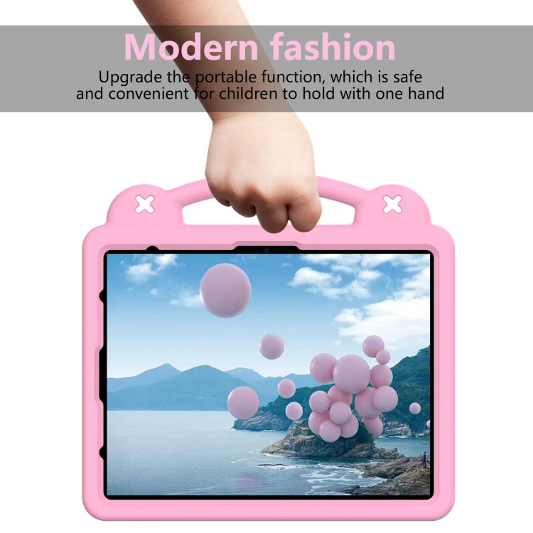 For iPad Pro 13 2024 Handle Kickstand Children EVA Shockproof Tablet Case(Pink) - iPad Pro 13 2024 Cases by buy2fix | Online Shopping UK | buy2fix