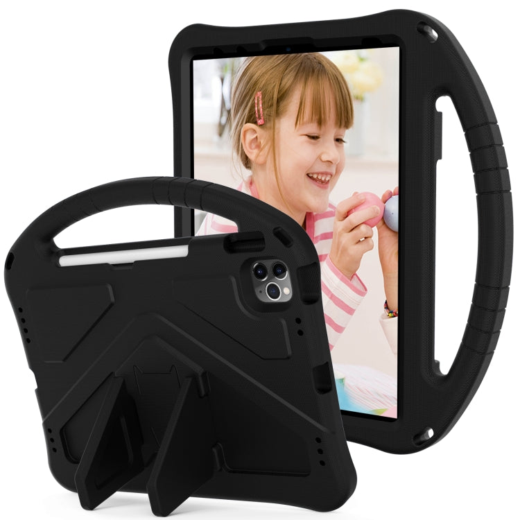 For iPad Air 11 2024 EVA Shockproof Tablet Case with Holder(Black) - iPad Air 11 2024 Cases by buy2fix | Online Shopping UK | buy2fix