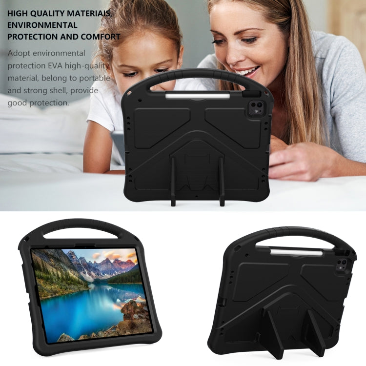 For iPad Pro 13 2024 EVA Shockproof Tablet Case with Holder(Black) - iPad Pro 13 2024 Cases by buy2fix | Online Shopping UK | buy2fix