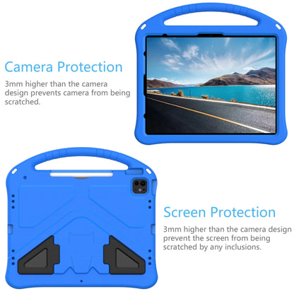 For iPad Pro 13 2024 EVA Shockproof Tablet Case with Holder(Blue) - iPad Pro 13 2024 Cases by buy2fix | Online Shopping UK | buy2fix