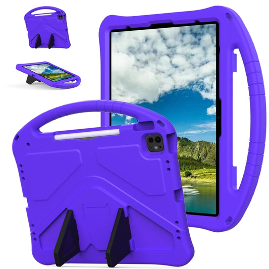 For iPad Pro 13 2024 EVA Shockproof Tablet Case with Holder(Purple) - iPad Pro 13 2024 Cases by buy2fix | Online Shopping UK | buy2fix