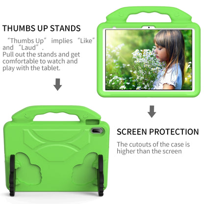 For iPad Air 11 2024 Children EVA Shockproof Tablet Case with Thumb Bracket(Green) - iPad Air 11 2024 Cases by buy2fix | Online Shopping UK | buy2fix