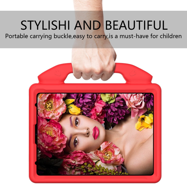 For iPad Pro 11 2024 Children EVA Shockproof Tablet Case with Thumb Bracket(Red) - iPad Pro 11 2024 Cases by buy2fix | Online Shopping UK | buy2fix