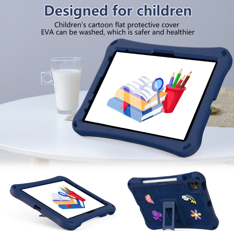 For iPad Air 11 2024 Hi Baby EVA Full Body Tablet Case with Strap(Navy Blue) - iPad Air 11 2024 Cases by buy2fix | Online Shopping UK | buy2fix