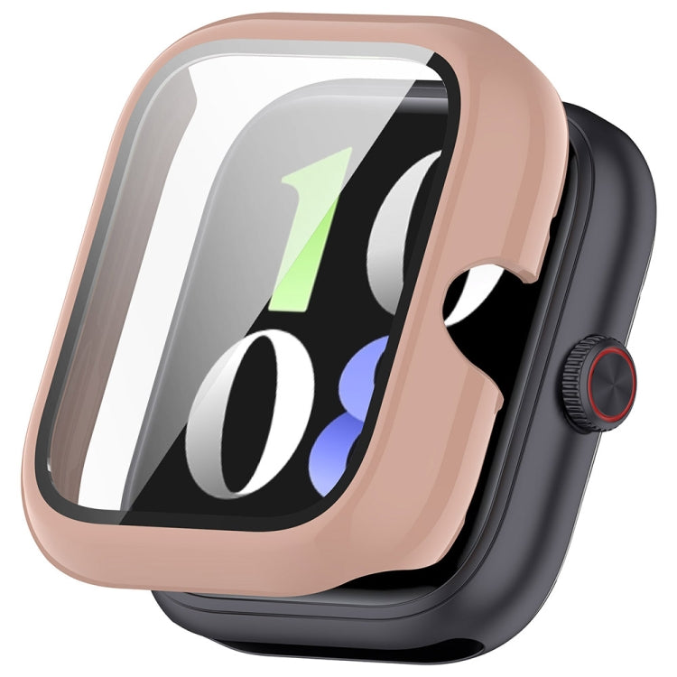 For vivo Watch GT PC + Tempered Glass Film Integrated Watch Protective Case(Pink) - Watch Case by buy2fix | Online Shopping UK | buy2fix