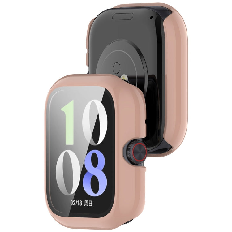 For vivo Watch GT PC + Tempered Glass Film Integrated Watch Protective Case(Pink) - Watch Case by buy2fix | Online Shopping UK | buy2fix