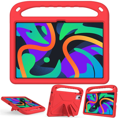 For iPad Pro 13 2024 Handle EVA Shockproof Tablet Case with Holder(Red) - iPad Pro 13 2024 Cases by buy2fix | Online Shopping UK | buy2fix